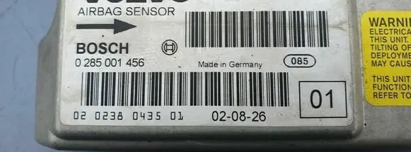Volvo S80 Airbag control unit/module 8651523 0285001456