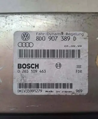 Audi A4 S4 B5 8D ESP acceleration yaw rate sensor 8D0907389D