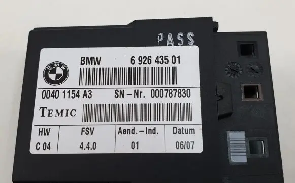 BMW 3 E90 E91 Seat control module 6926435
