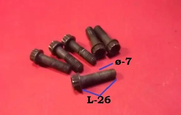 Volkswagen Golf III Flywheel bolts QSR7L26