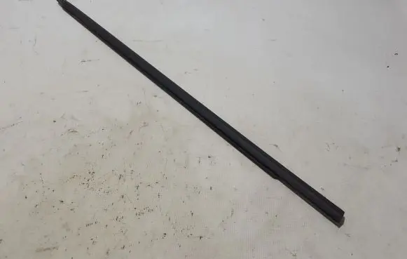 Front door glass trim molding