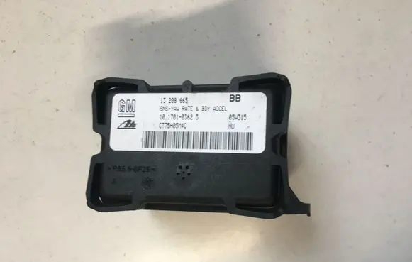 Opel Zafira B ESP acceleration yaw rate sensor 13208665