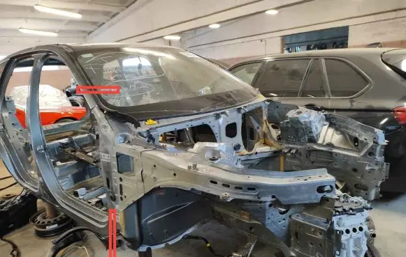 Volvo XC60 Front side member 32348742 32348517