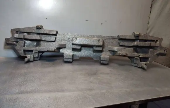 Front bumper foam support bar