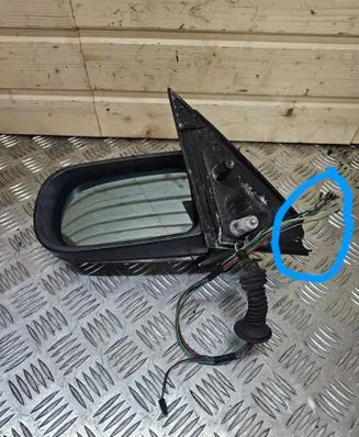 BMW 5 E39 Front door electric wing mirror 