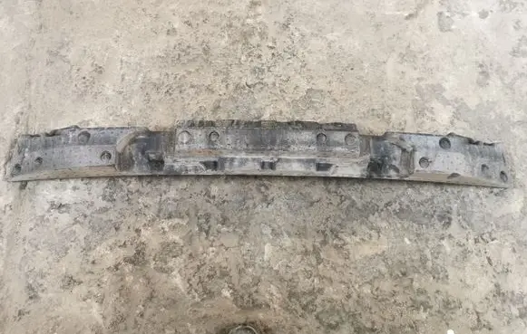 Front bumper foam support bar