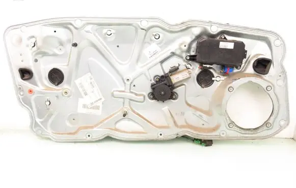 Front door window regulator with motor