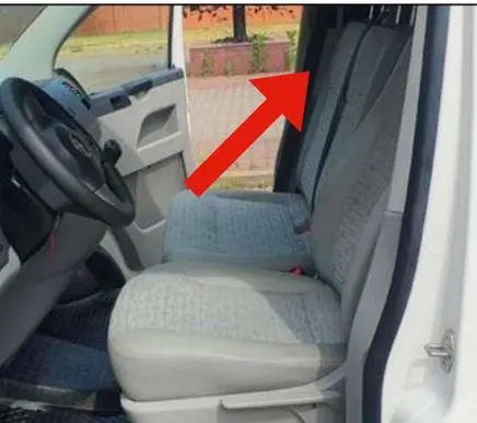 Volkswagen Transporter - Caravelle T5 Front seatbelt 7H5857806D 33044666 65591