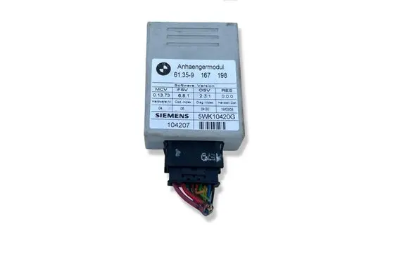 BMW X5 E70 Tow bar trailer control unit/module 5WK10420G 9167198