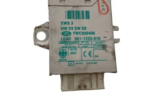 Land Rover Range Rover L322 Door central lock control unit/module YWC000400 E00960801 6011222010