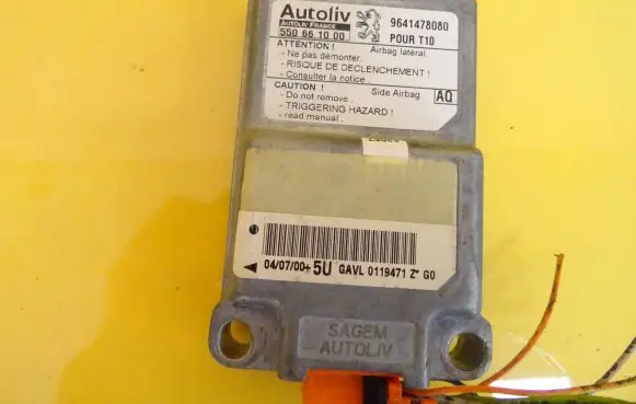 Peugeot 307 Airbag control unit/module 9641478080 550661000