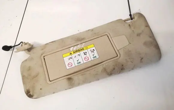 Jaguar XF Sun visor
