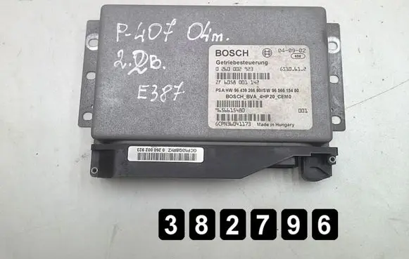 Peugeot 407 Engine control unit/module 2200petrol