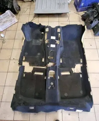 BMW 5 F10 F11 Rear floor carpet liner 724092501