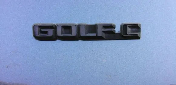 Volkswagen Golf II Rear loading door model letters 191853687