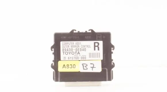 Lexus RX 450H Wing mirror control module 894300E040 615168000