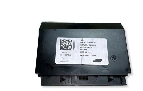 BMW 4 F32 F33 Air conditioning/heating control unit 9380885