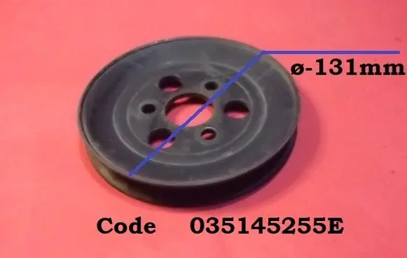 Audi A6 S6 C4 4A Power steering pump pulley 035145255E