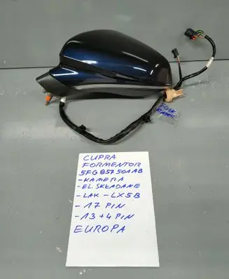 Cupra Formentor Front door electric wing mirror 5FG857501AB 4G1857537B LX5B