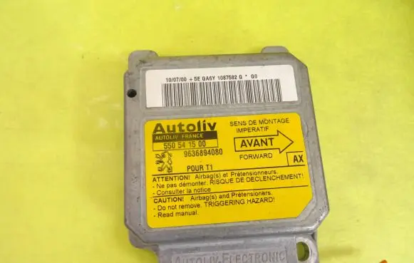 Peugeot 206 Airbag control unit/module 550541500