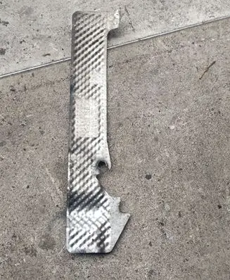 Audi Q7 4L Exhaust heat shield 7P0301327