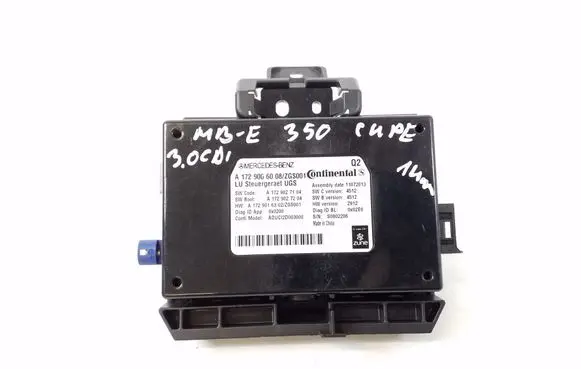Mercedes-Benz E C207 W207 Other control units/modules A1729027104