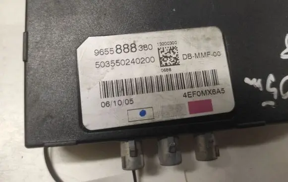 Peugeot 607 Aerial antenna amplifier 9655888380