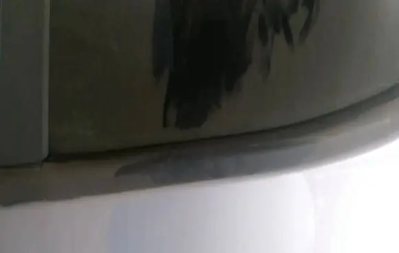 Peugeot 407 Rear door glass trim molding