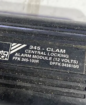 Opel Zafira A Alarm control unit/module DPFK345610