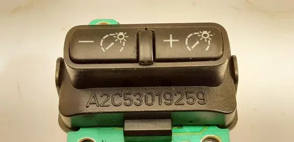 Panel lighting control switch