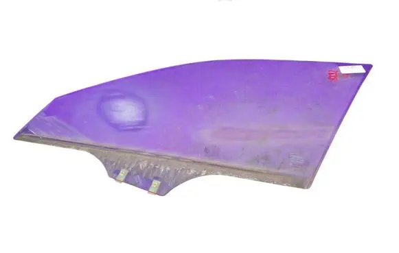 Mazda 323 Front door window glass four-door 