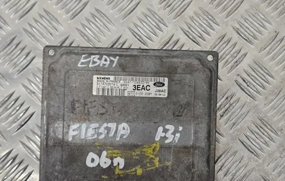 Ford Fiesta Engine control unit/module 6S6112A650PC S118763016C 3FAC