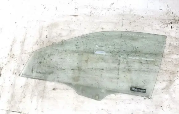 Mazda 323 Front door window glass four-door