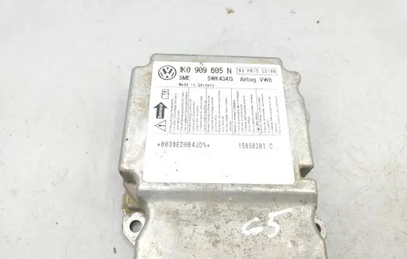 Volkswagen Golf V Airbag control unit/module 1K0909605N 5WK43413