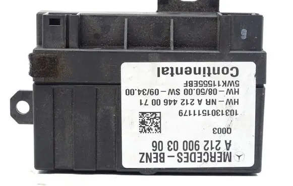 Mercedes-Benz C W204 Fuel injection pump control unit/module A2129000306 A2124460071 5WK11555EBF