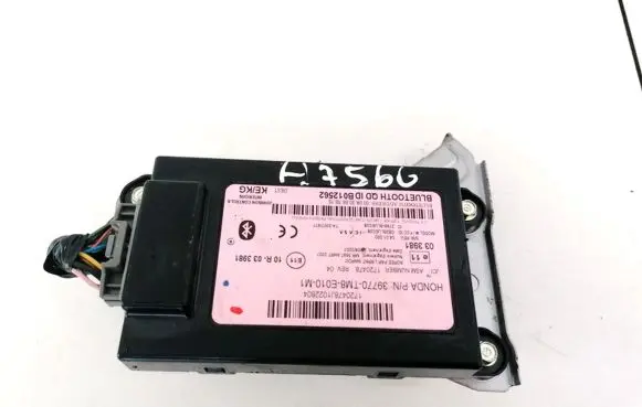 Honda Insight Other control units/modules 39770TM8E010M1 39770-TM8-E010-M1