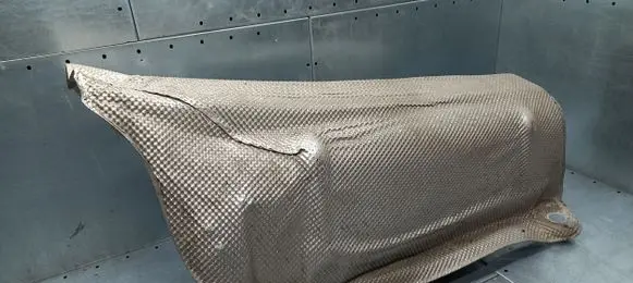 Heat shield in engine bay