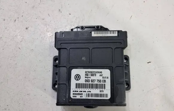 Volkswagen Touareg I Gearbox control unit/module 09D927750EB H50S0879 MINA005463