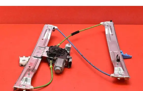 Front door window regulator with motor