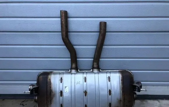 Porsche Cayenne (92A) Rear muffler/silencer tail pipe 2059267414