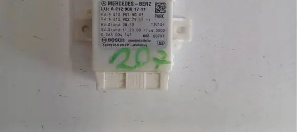 Mercedes-Benz E C207 W207 Parking PDC control unit/module A2129001711 A2129027503