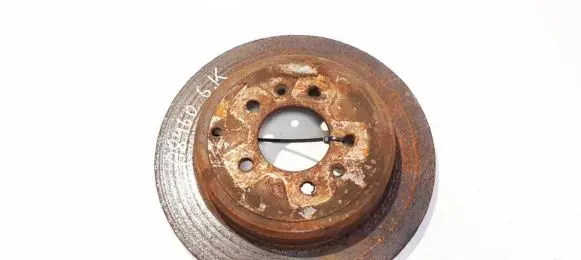 Peugeot 607 Rear brake disc neventiliuojamas