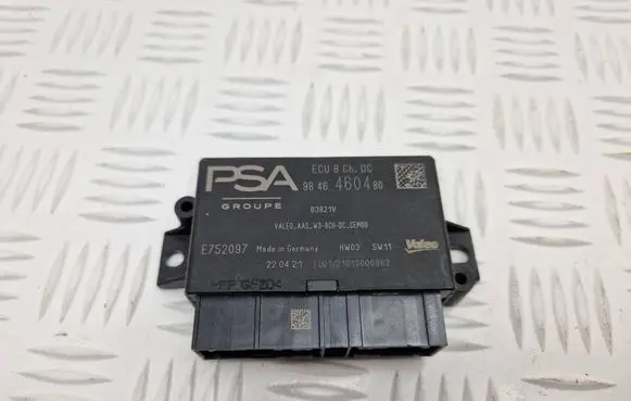 Peugeot 308 Parking PDC control unit/module 9846460480 EC18C6DC 63821V
