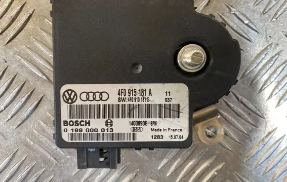Audi A6 S6 C6 4F Power management control unit 4F0915181A 4F0910181E 0199000013