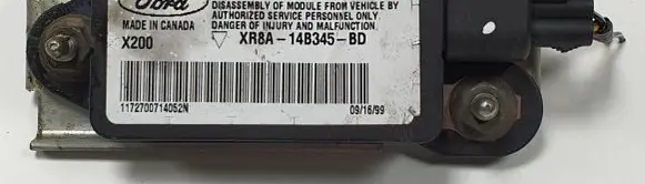 Jaguar S-Type Airbag deployment crash/impact sensor XR8A-14B345-BD