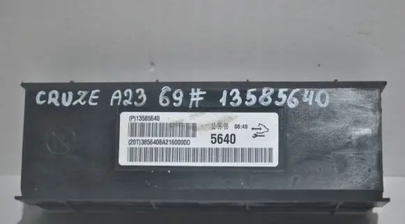 Chevrolet Cruze Engine control unit/module ECU 13585640