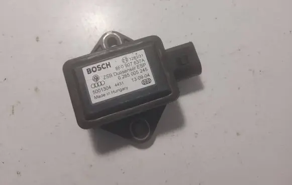 Audi A4 S4 B6 8E 8H ESP acceleration yaw rate sensor 8E0907637A 5001304 0265005245
