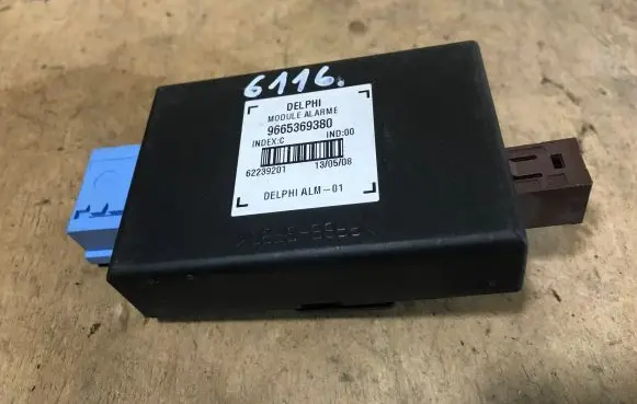 Citroen C5 Alarm control unit/module 9665369380