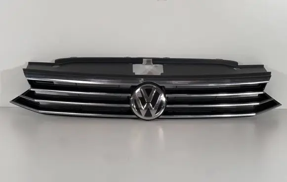 Volkswagen PASSAT B8 Front bumper upper radiator grill 3G0853653 3G0853651 3G0853651A