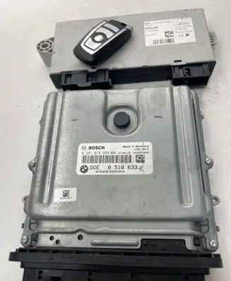 BMW 6 F12 F13 Engine ECU kit and lock set 8518633 1029653005 0281018666